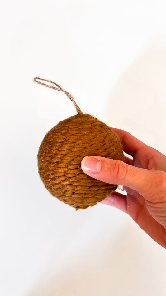 Macrame Ball Ornaments