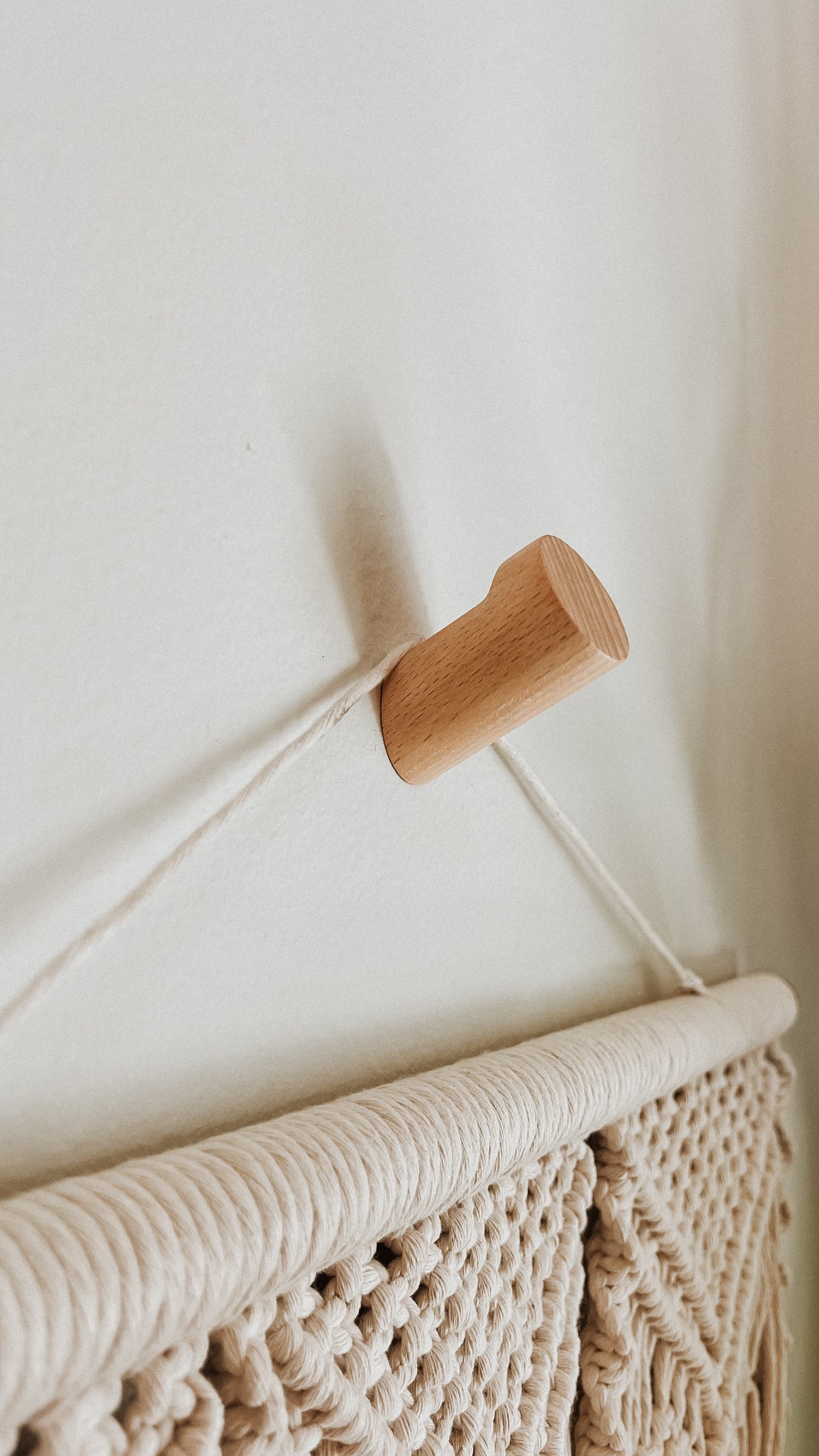 Wooden Peg Wall Hook - Maple