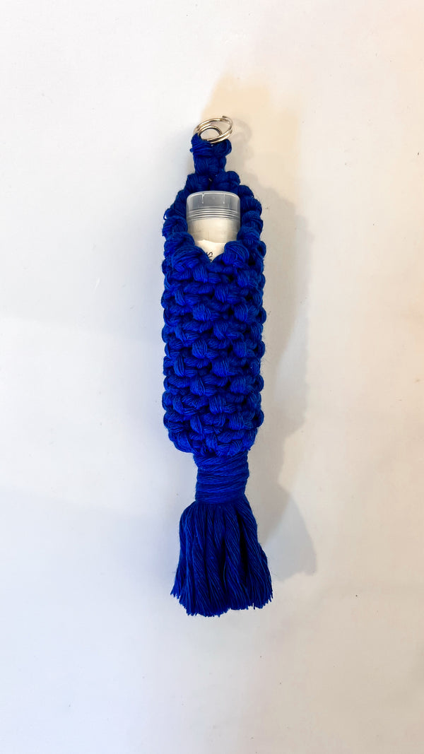 Macrame Chapstick Pouch Keychain
