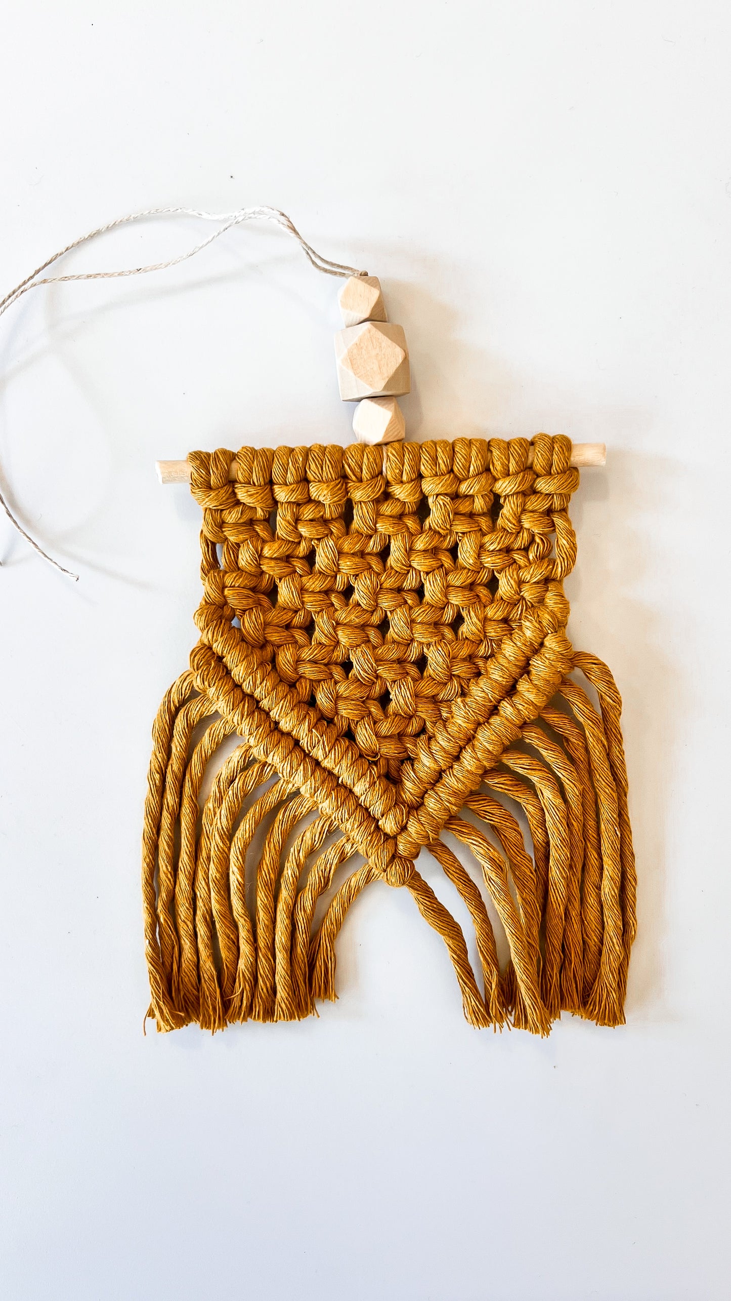 Macrame Car Charm