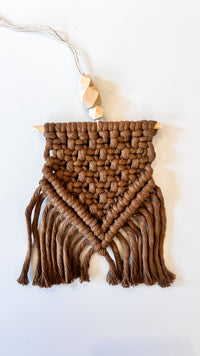 Macrame Car Charm