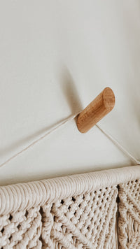 Minimalist Wooden Wall Hook - Maple