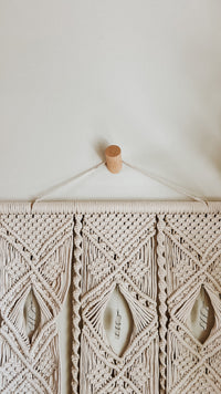 Wooden Peg Wall Hook - Maple