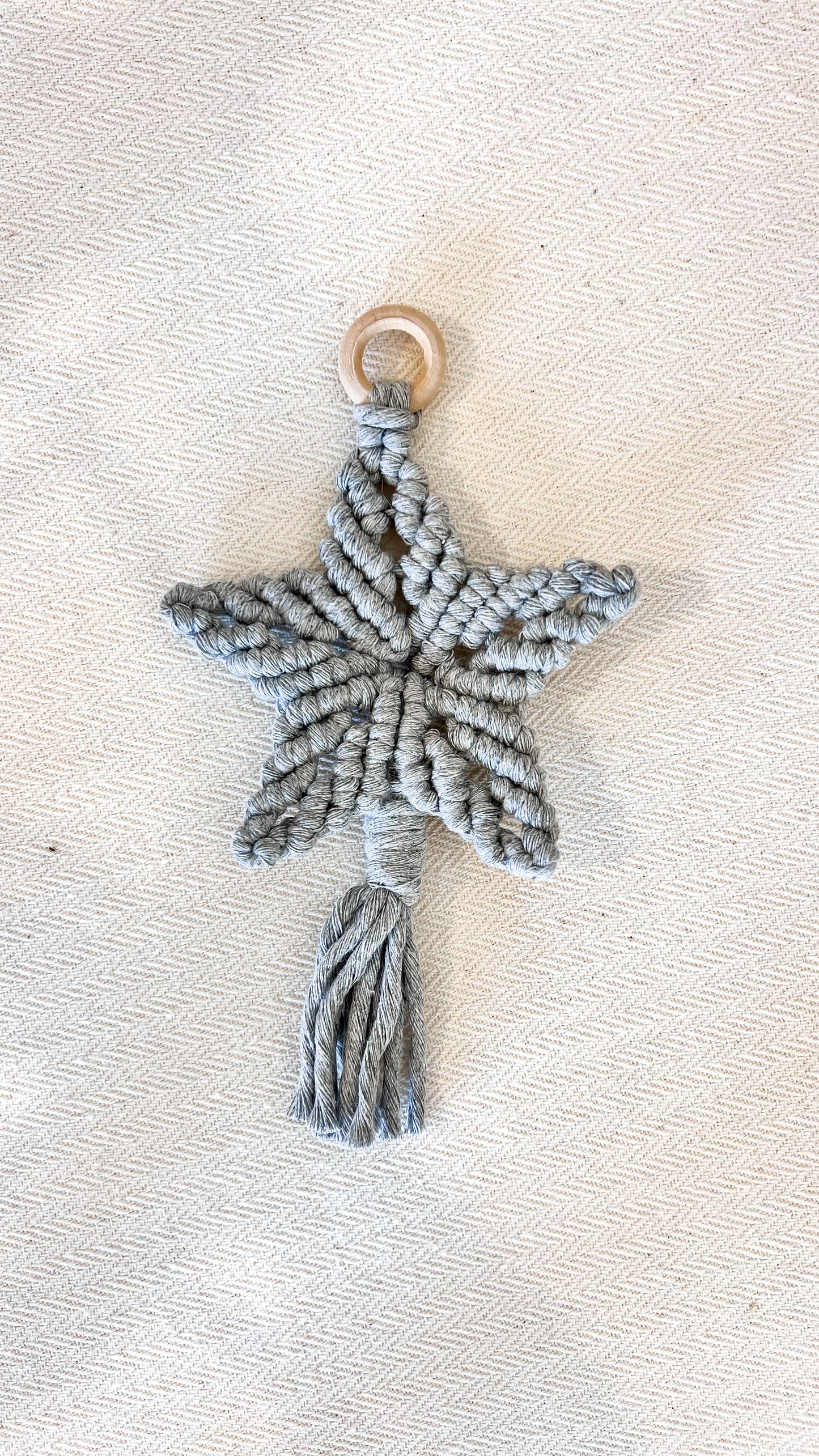 Macramé Star Ornament