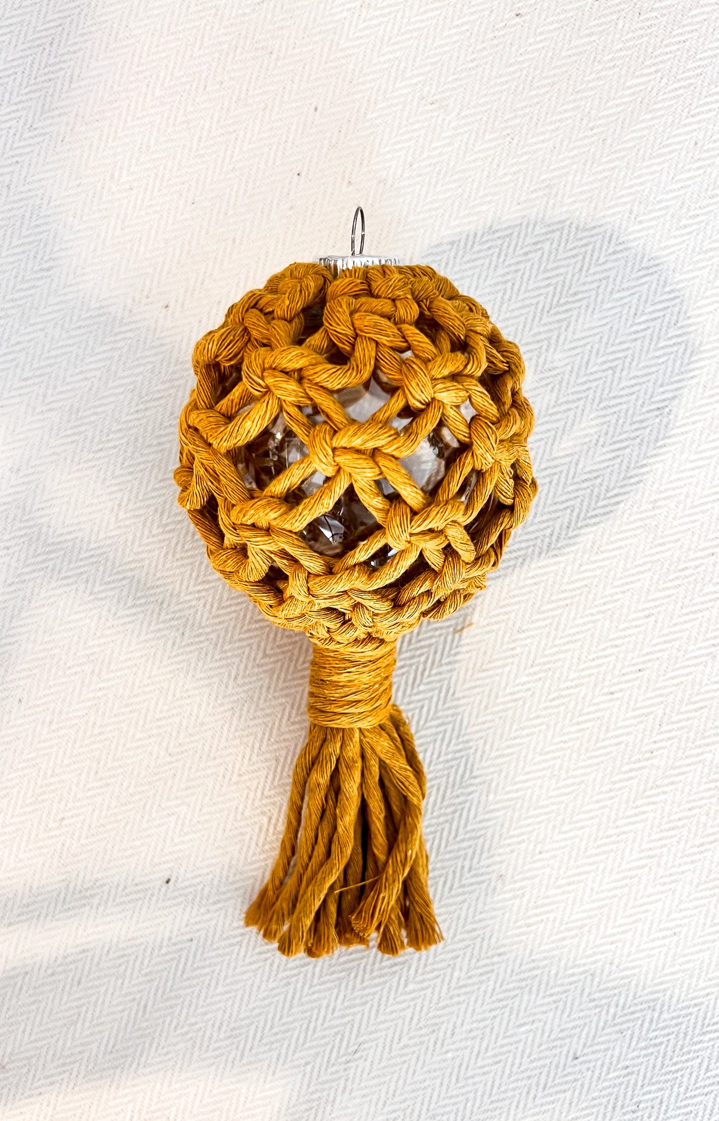 Wrapped Globe Ornament